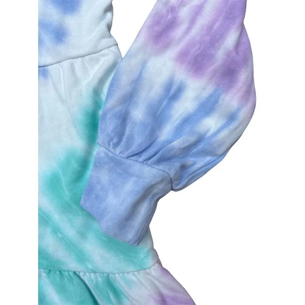 Style & Co PM Tie-Dye Tiered Dress M